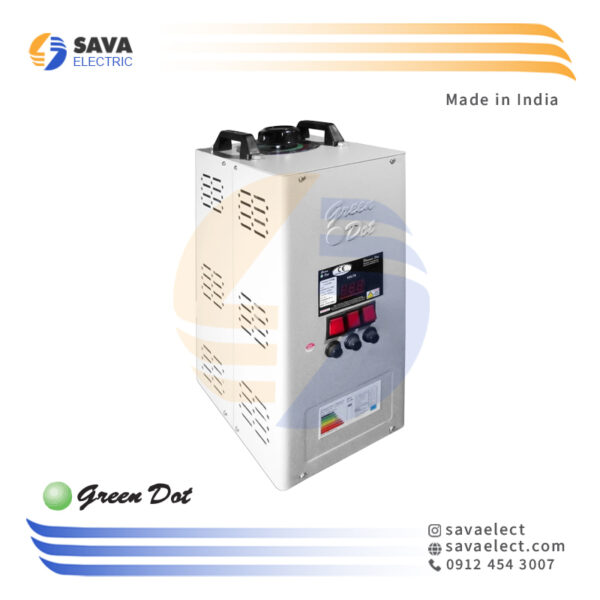 اتوترانسفورماتور متغیر سه فاز GREEN DOT INDIA GDDM-8A-3P-V 6KVA