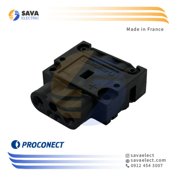 سوکت شارژ باتری لیفتراک برقی مادگی NF 100A پروکانکت فرانسه