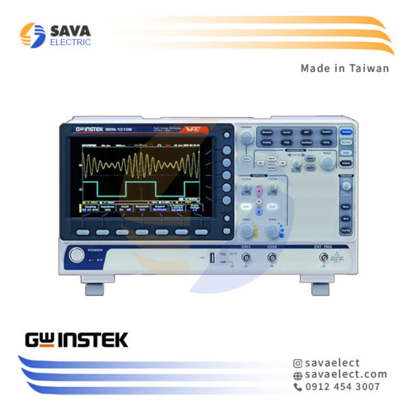 اسیلوسکوپ دیجیتال 70 مگاهرتر حافظه دار 2 کاناله GDS-1072B گدویل تایوان