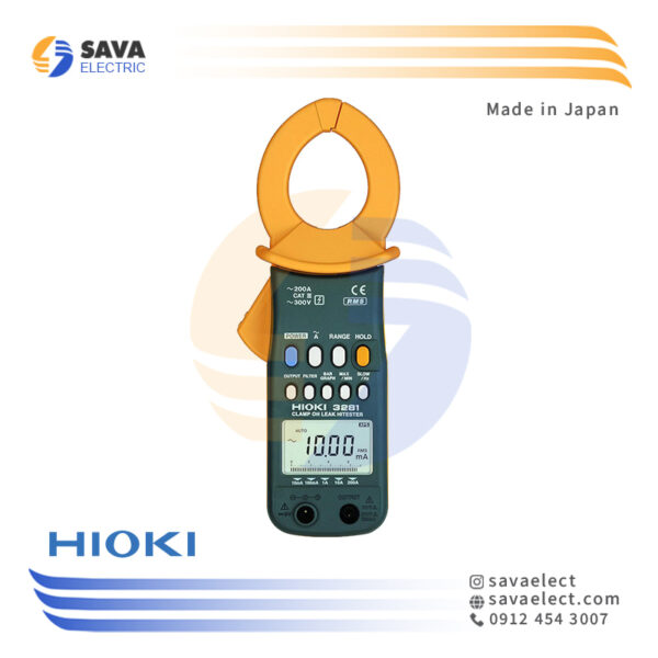 کلمپ متر دیجیتال Hioki Japan 3281 300mV ~ 600V