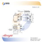 کنتاکتور DC لیفتراک برقی150 آمپر DC182-4 آلبرایت انگلیس