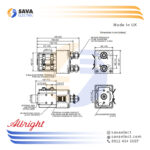 کنتاکتور DC لیفتراک برقی 100 آمپر SW80-464 آلبرایت انگلیس