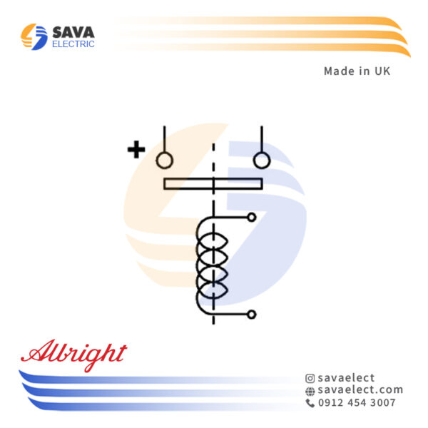 کنتاکتور DC لیفتراک برقی 100 آمپر SW80-464 آلبرایت انگلیس