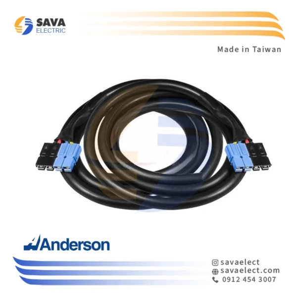 کانکتور با کابل ترانس اتوماتیک فاراتل T-AVR25C توان 6KVA اندرسون تایوان