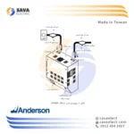 سوکت با کابل استابلایزر فاراتل SB-STB12000M توان 12KVA اندرسون تایوان