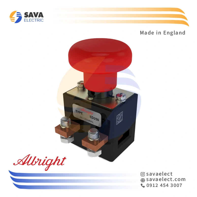 کلید قارچی (قطع اضطراری) ED250 آلبرایت Albright